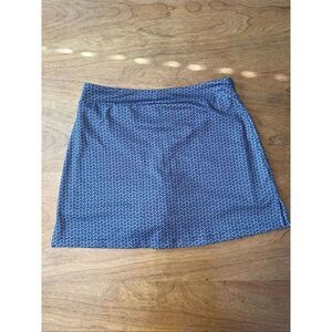Be Inspired Women's Geometric Print Stretch Athletic Golf Skort Gray Size Medium